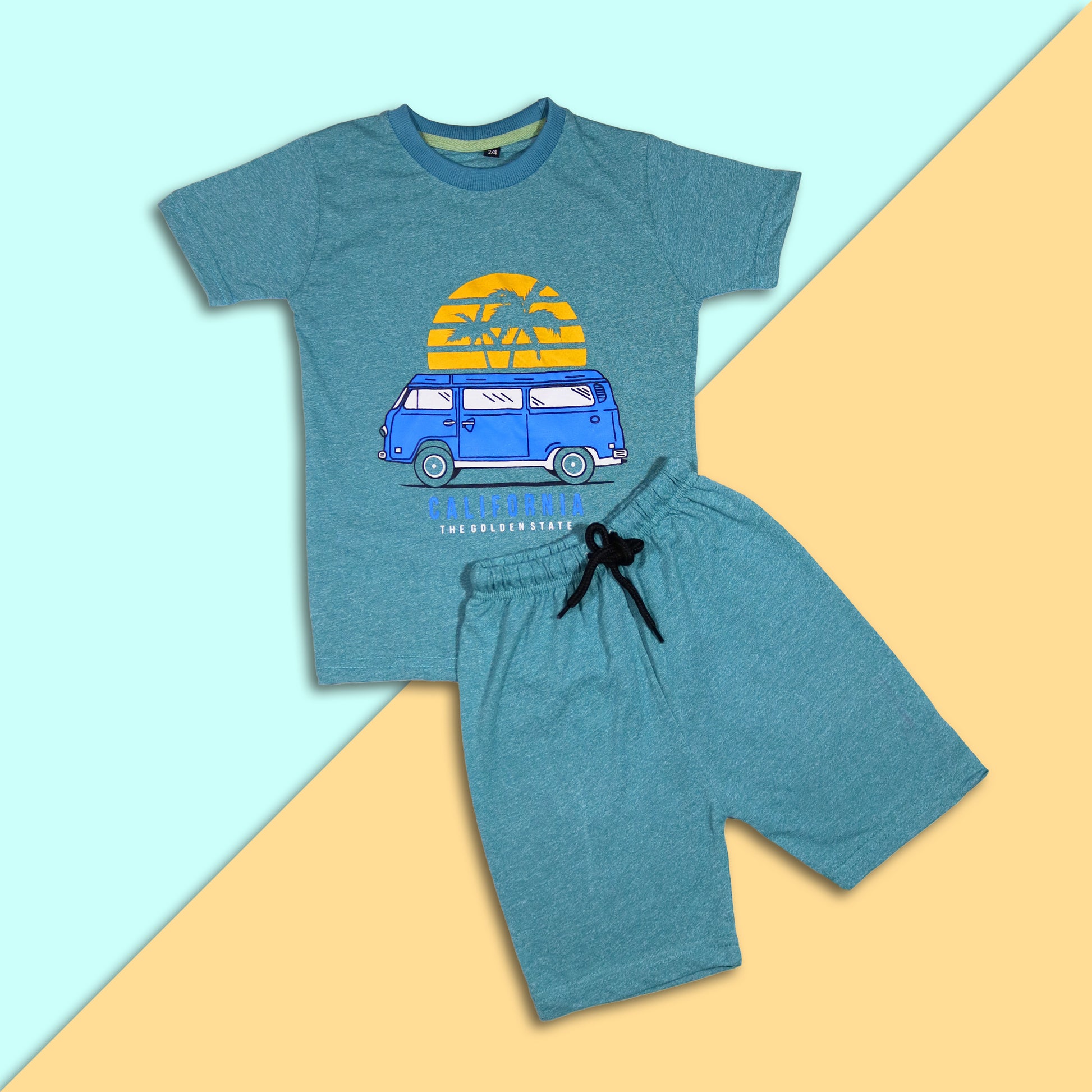 Beach T-Shirt And Shorts Set